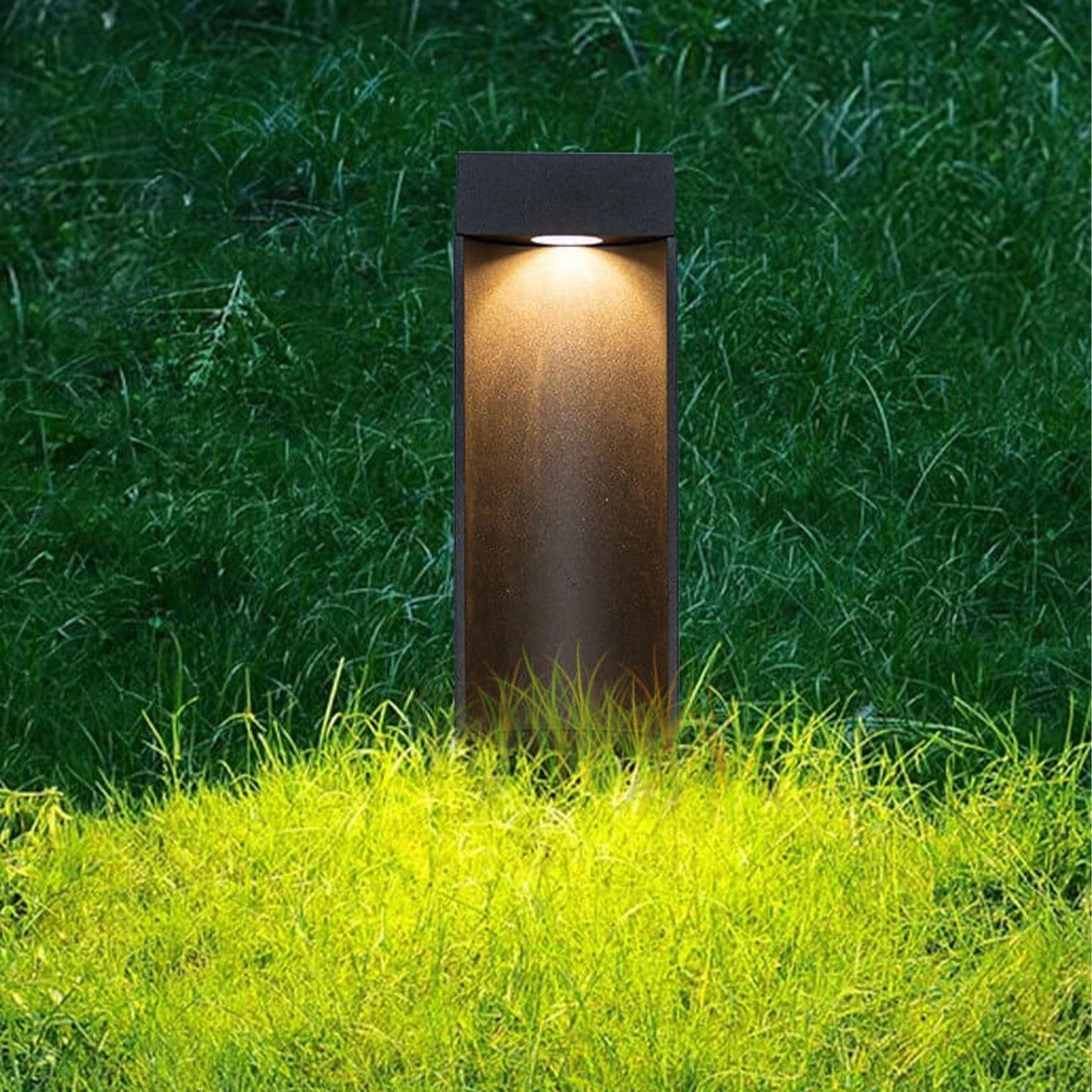 Simple Square Lawn Light Aluminum LED Outdoor Garden Path Lamp