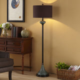 European Light Luxury With Plate Ceramic Hardware Fabric 1-Light Standing Floor Lamp