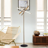 Minimalist Light Luxury Lines Design Adjustable LED Standing Floor Lamp