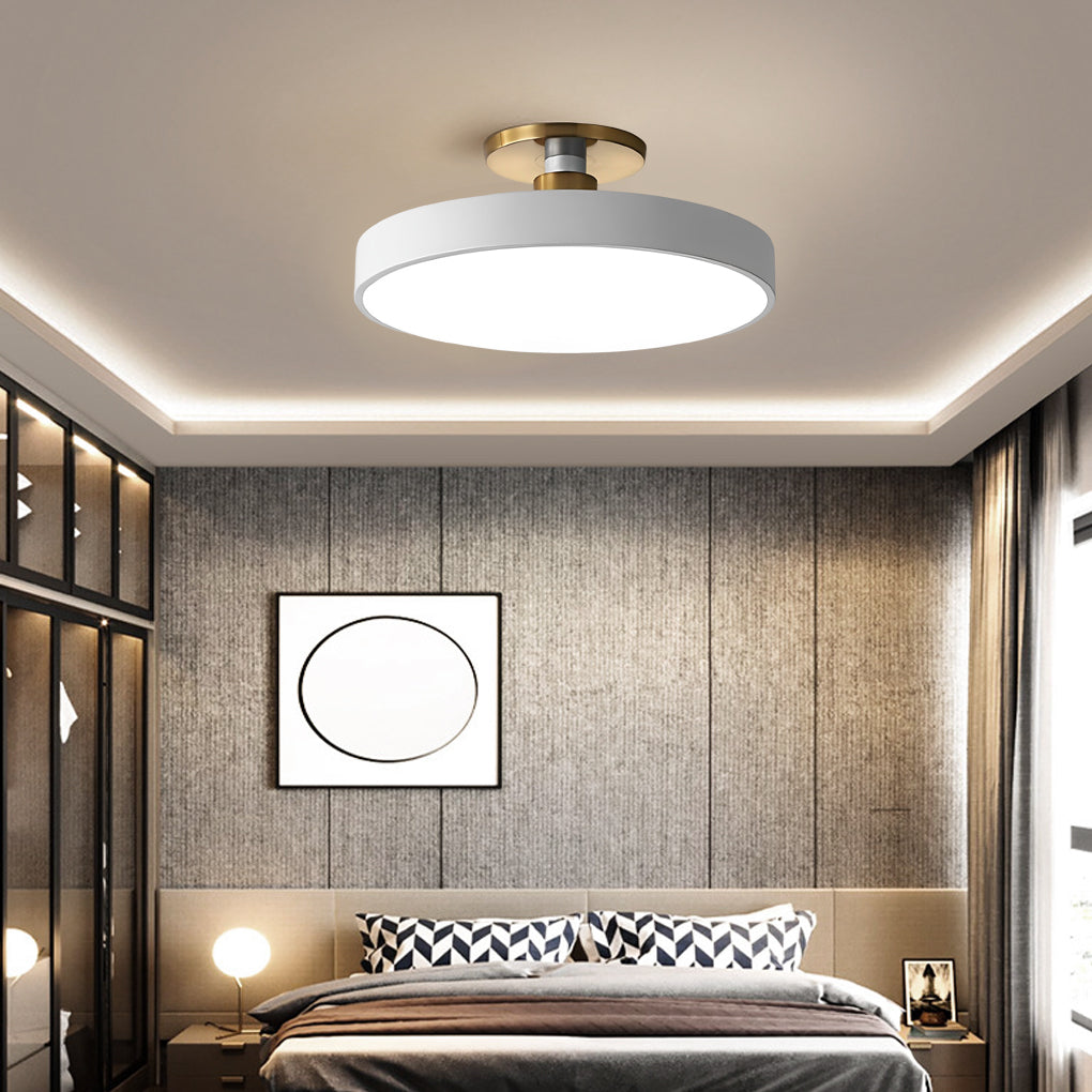 Thick Circular LED Nordic Flush Mount Lighting Ceiling Lights Pendant Light