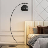 Nordic Minimalist Curved Line Dome 1-Light Standing Floor Lamp