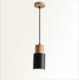 Nordic Macaron Cylinder Aluminum 1-Light Single LED Pendant Light