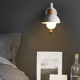 Nordic Macaron Globe 1-Light Wall Sconce Lamp