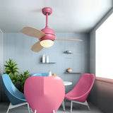 36 Inches Nordic Minimalist LED Remote Control Ceiling Fan Light for Living Room Dining Room