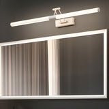 Foldable Metallic Acrylic Strip LED Vanity Light with Two Adjustable Joints