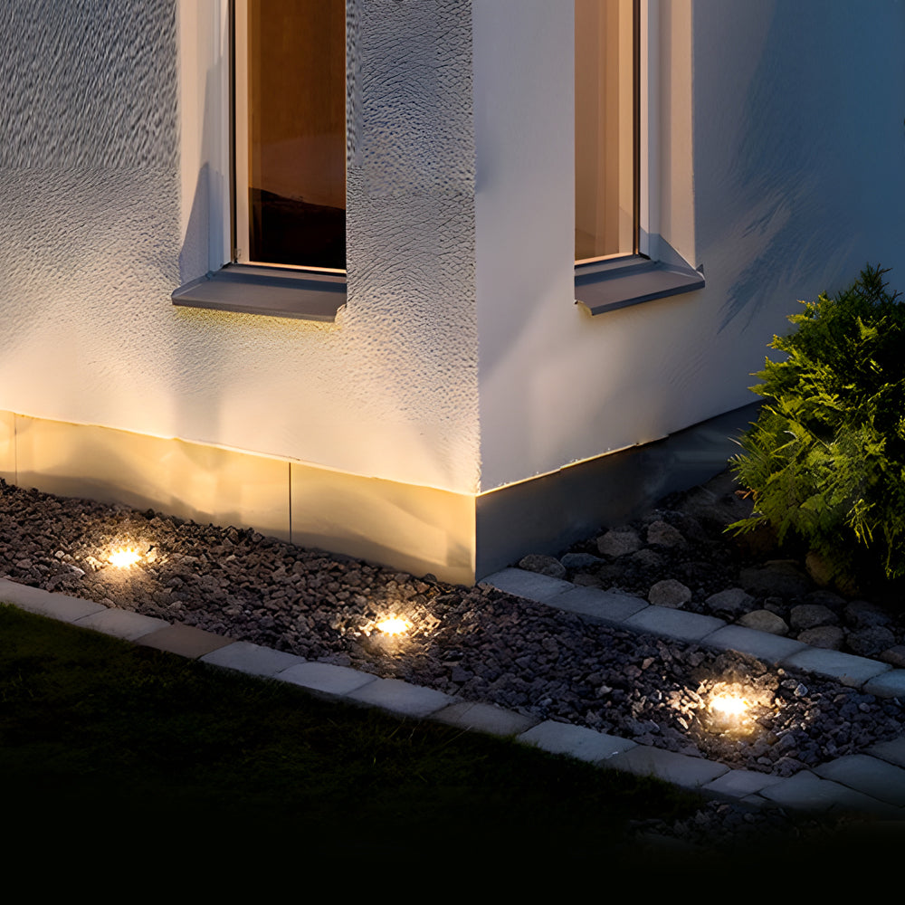 Modern Square In-Ground Path Lights LED Recessed Outdoor Floor Lamp