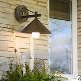 Conical Simple Waterproof Retro American-style Outdoor Wall Sconce Lighting