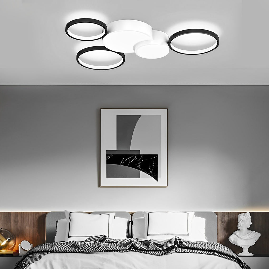 Multiple Circles LED Nordic Ceiling Lights Flush Mount Lighting