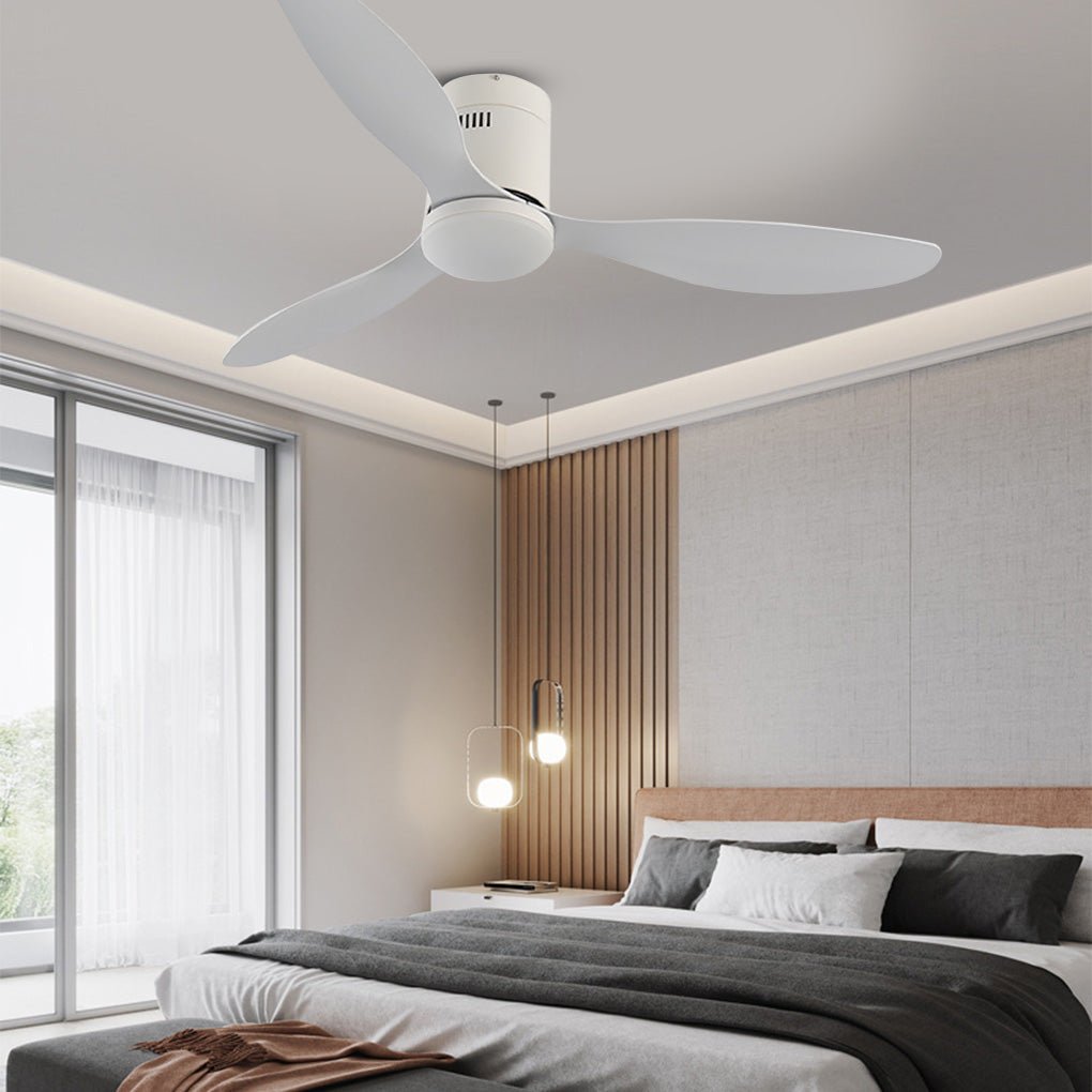 52'' Variable Frequency with Remote Control Three-color Dimming LED Ceiling Fan Lamp