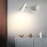 Modern Hoxton Hanging Wall Sconce with Conical Shade - 1-Light