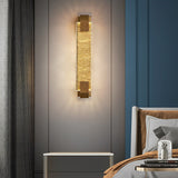 Crystal Bubbles Strip Three Step Dimming Post-Modern LED Wall Light Fixture