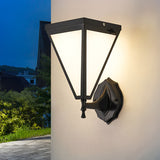 Retro Dimmable LED Waterproof Modern Solar Plug in Wall Sconce Wall Lamp