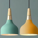 Creative Modern Macaron Disc Art 1-Light Pendant Light