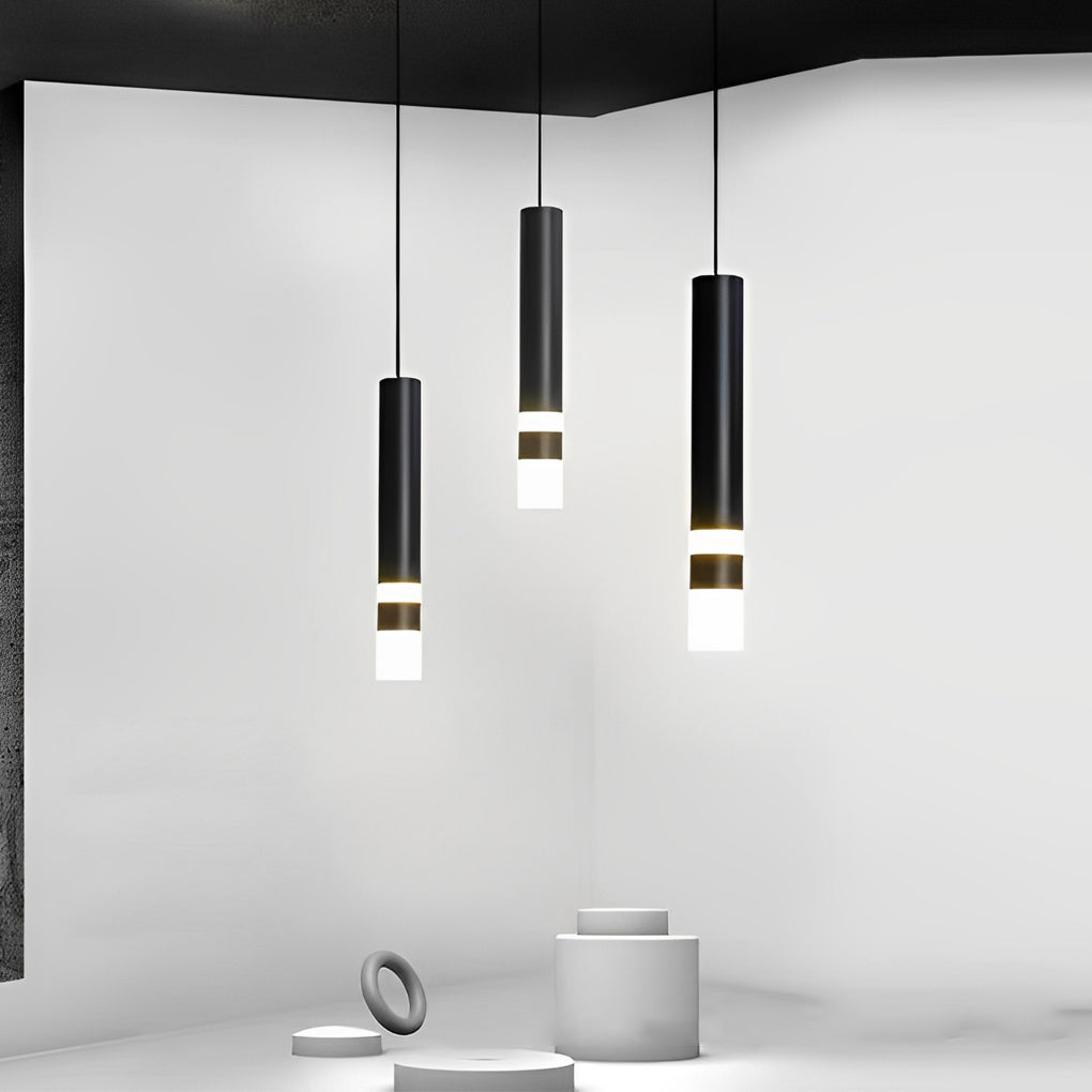 Minimalist LED Black Nordic Pendant Light Kitchen Island Lighting