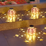 Waterproof Creative LED Stars Projection Portable Solar Outdoor Lanterns