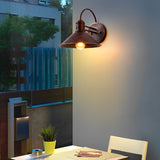 Retro Conical Iron Waterproof Industrial Style Outdoor Wall Lamp Exterior Lights