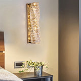 Creative Crystal Three Step Dimming Light LED Modern Wall Sconce Lighting Wall Lamp