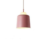 Nordic Creative Macaron Aluminum 1-Light Dome Pendant Light