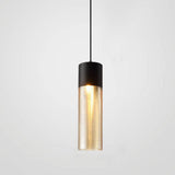 Modern Ribbed Glass 1 -Light Pendant Light