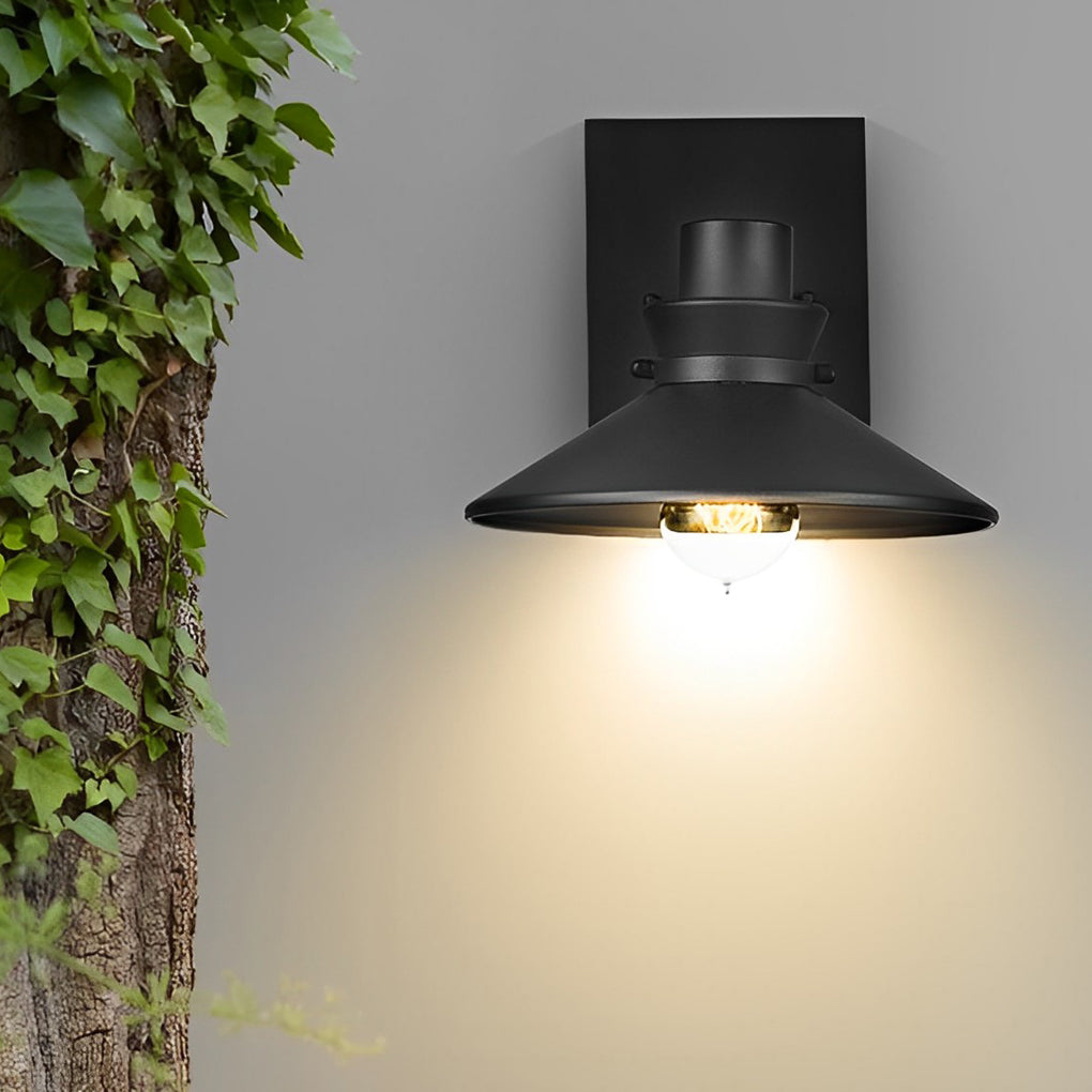 Minimalist Waterproof Black European-style Wall Lamp Exterior Lights