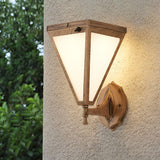 Retro Dimmable LED Waterproof Modern Solar Plug in Wall Sconce Wall Lamp