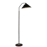 Minimalist Fabric Pleated Shade 1-Light Standing Floor Lamp