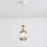 Nordic Gradient Glass Orb 1/3 Light Island Light Chandelier