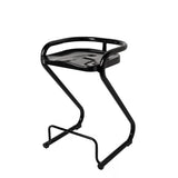 Contemporary Creative Square Plastic ABS Iron Dining Chair Backless Armless For Dining Room