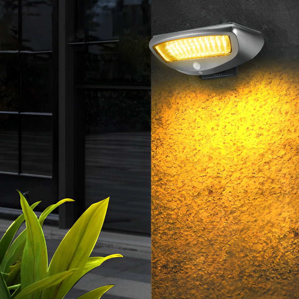 Motion Sensor 45° Adjustable Waterproof Solar Lights Outdoor Wall Lamp