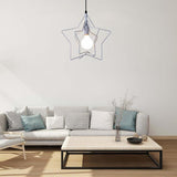 Multiple Star Shaped LED Modern Pendant Light Hanging Lamp Island Lights