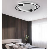 Oval Shaped Bedroom Flush Mount Lighting Unique LED Ceiling Lights