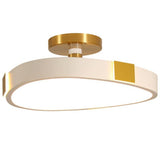 Rounded Abstract Flush Mount Lights LED Bedroom Ceiling Lights