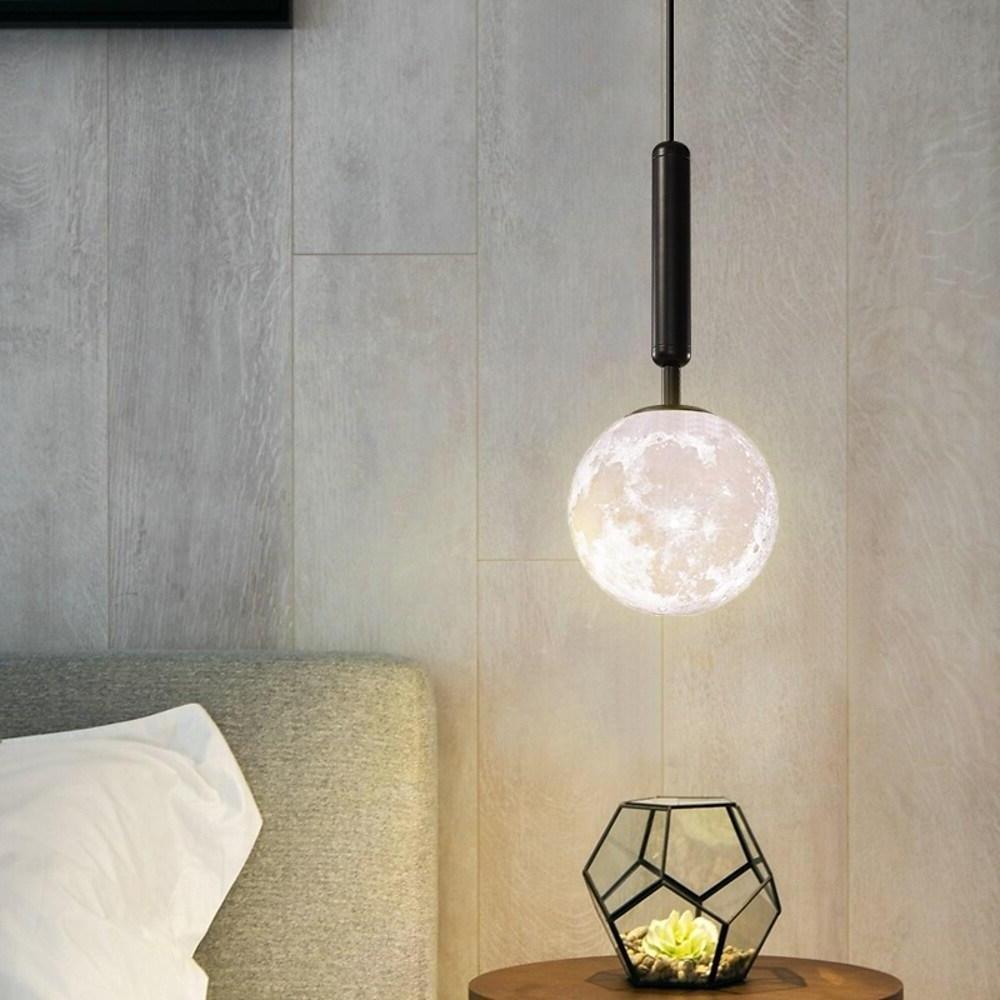 Modern Cylinder Globe Pendant Light Metal Acrylic Pendant Lighting