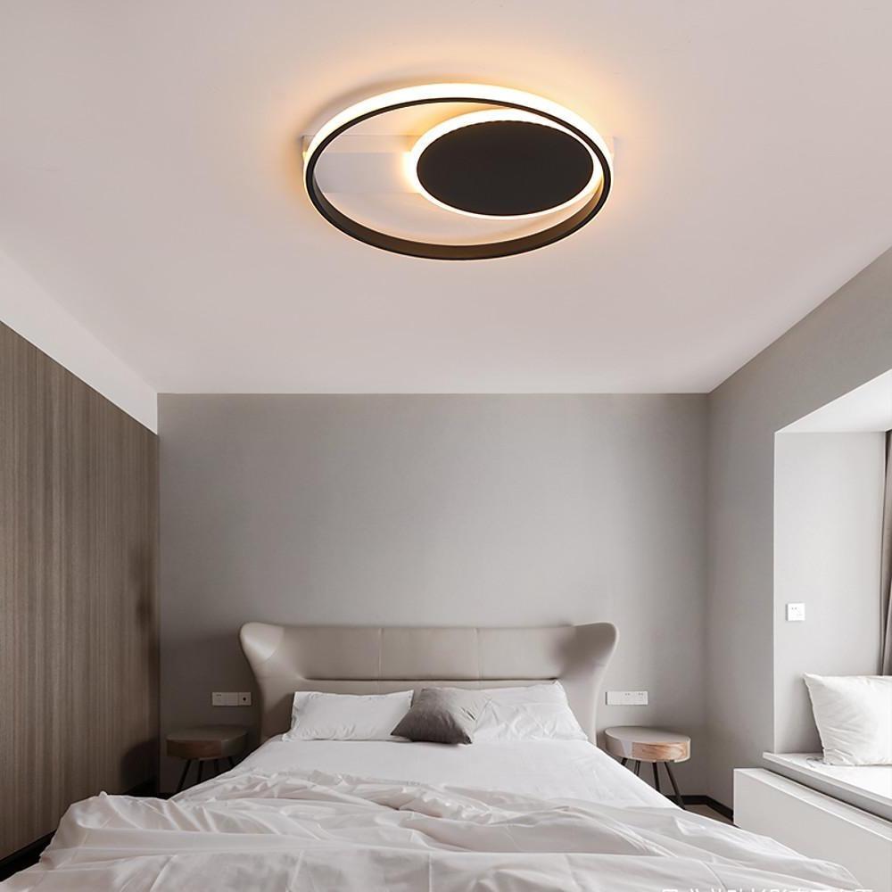 Dual Circle Flush Mount Lights LED Bedroom Ceiling Lights