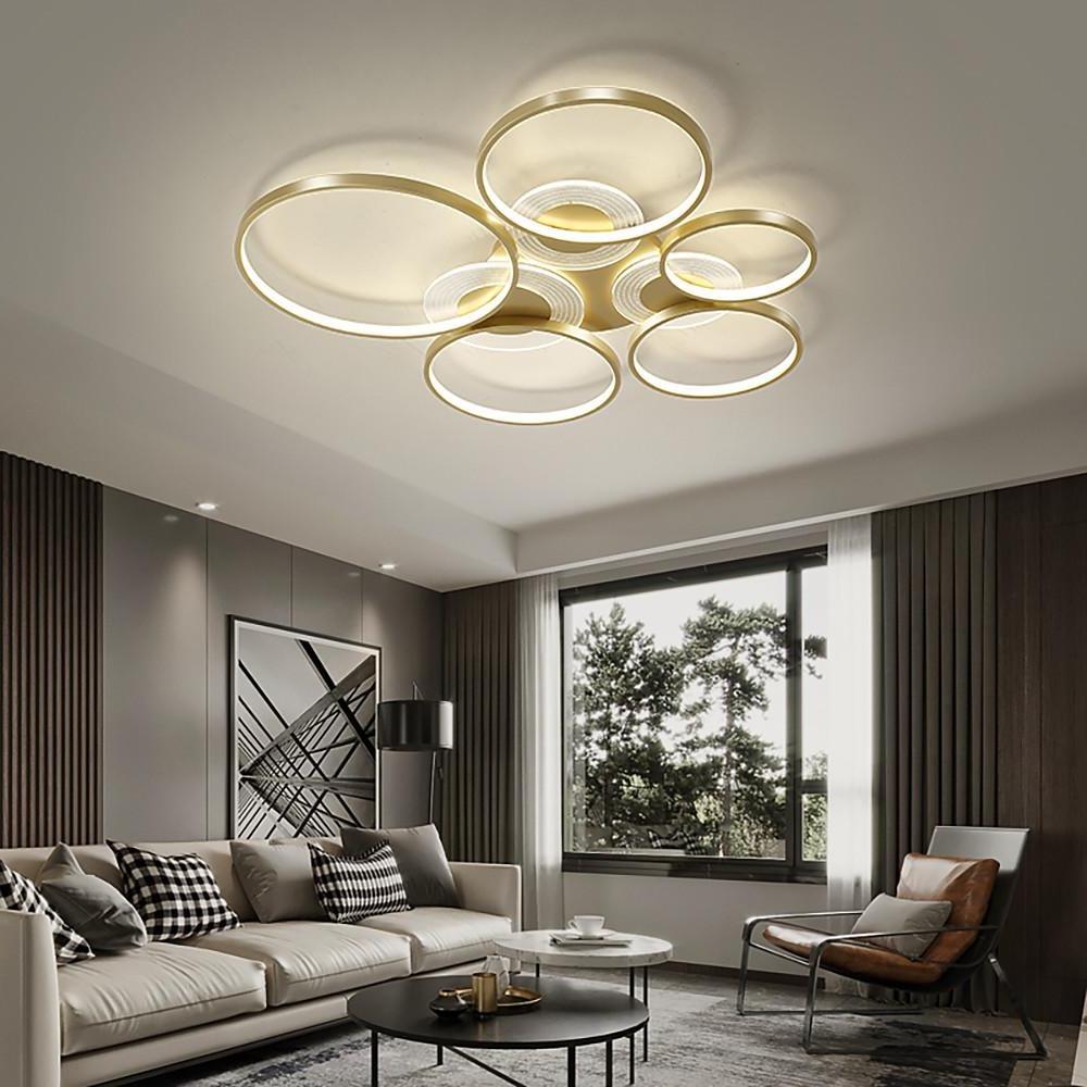 Circles LED Nordic Ceiling Lights Flush Mount Lighting Ceiling Lamp