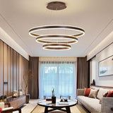 3 Circles Interweaved LED Modern Chandeliers Pendant Light Hanging Lamp