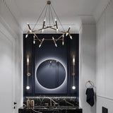 Artistic Modern Industrial Sputnik Chandelier