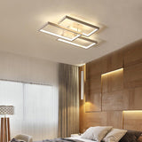 Geometric Rectangle LED Modern Flush Mount Lighting Ceiling Light