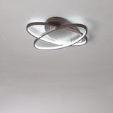 2 Ring Contemporary LED Flush Mount Ceiling Light for Bedroom