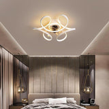 3 Bladed Cluster Modern Ceiling Fan with Light