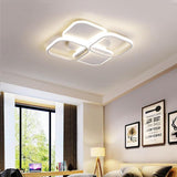 Overlapping Squares LED Modern Ceiling Light Flush Mount Lighting