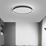 Circular Minimalist Metal Flush Mount Light Fixtures LED Living Room Ceiling Lights