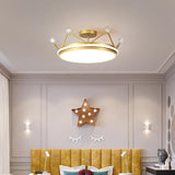 Creative Circle Dimmable LED Nordic Flush Mount Lighting Ceiling Light