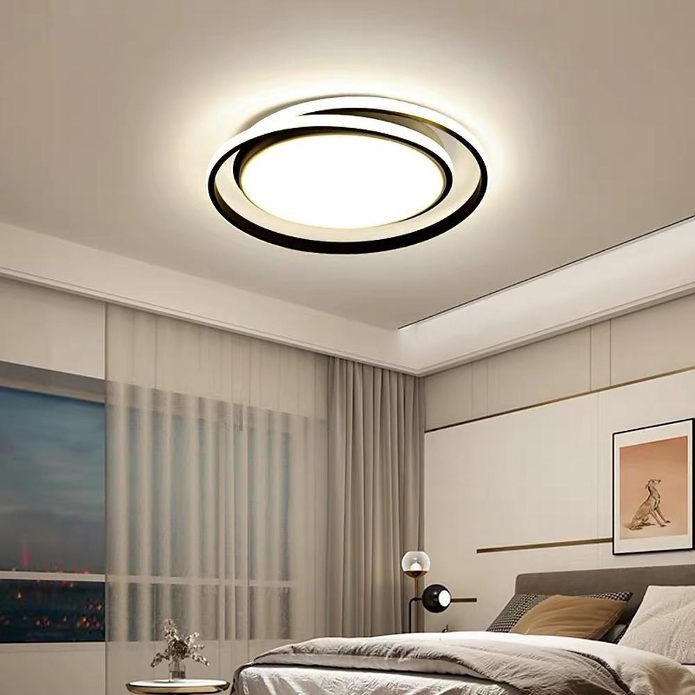 Creative Circular LED Modern Ceiling Lights Flush Mount Lighting