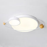 Circle Globes Flush Mount Ceiling Light LED Dimmable Light