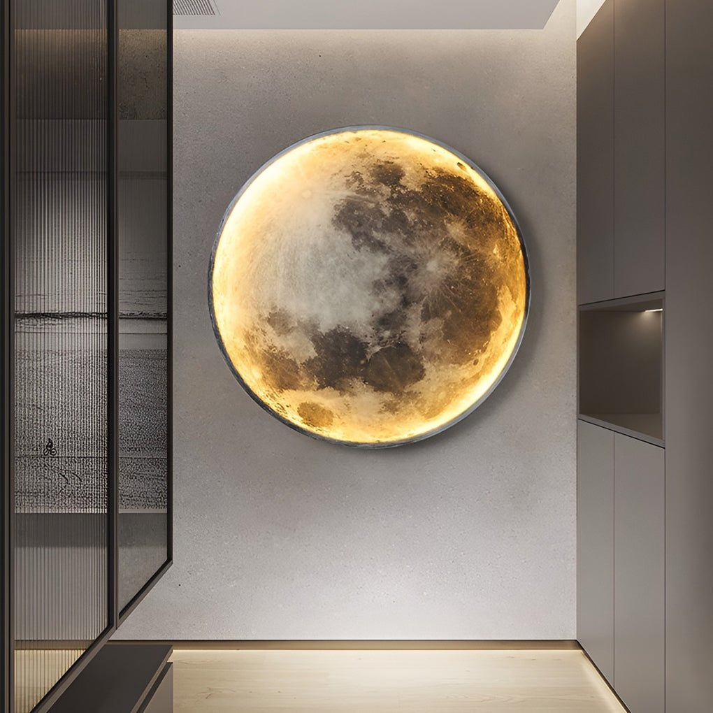 Lunar Moon Dimmable LED Modern Wall Lamp Wall Sconces Lighting Wall Lights - Dazuma