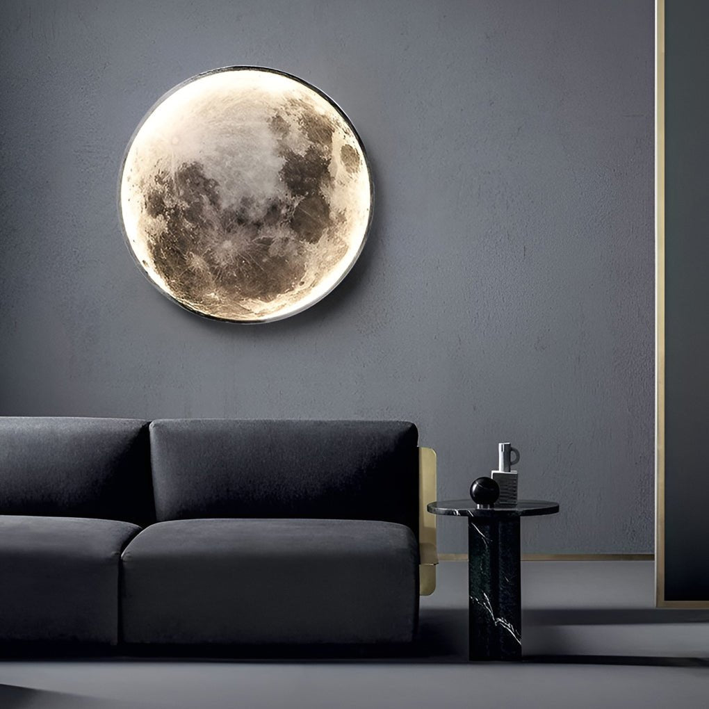 Lunar Moon Dimmable LED Modern Wall Lamp Wall Sconces Lighting Wall Lights - Dazuma