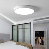 Sizable Flush Mount Ceiling Light Black with Light Source and Surface Color Customization