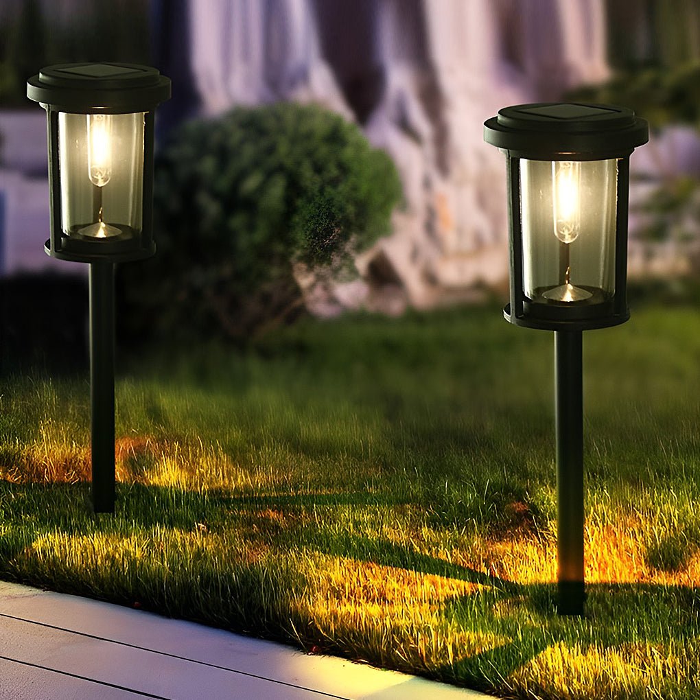 Outdoor Solar Post Lights Pathway Lights Garden Lights Waterproof Landscape Lighting