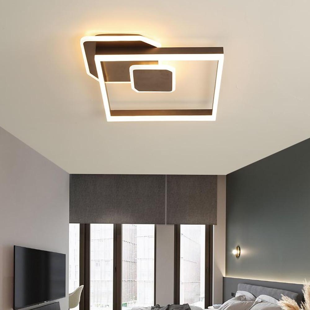 Abstract Square Dimmable LED Modern Flush Mount Lighting Ceiling Lights